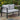 Modern aluminum patio loveseat