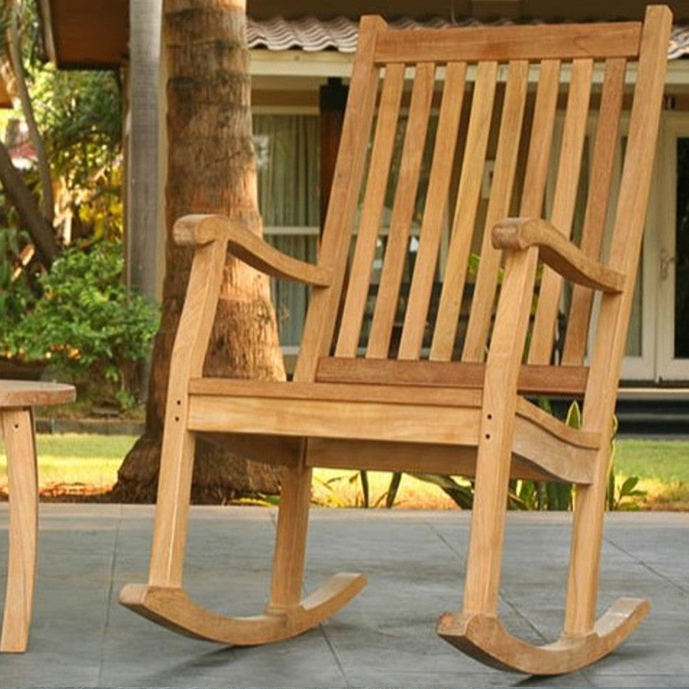 Jakarta Premium Grade Teak Wood Outdoor Rocking Chair – Tortuga Outdoor
