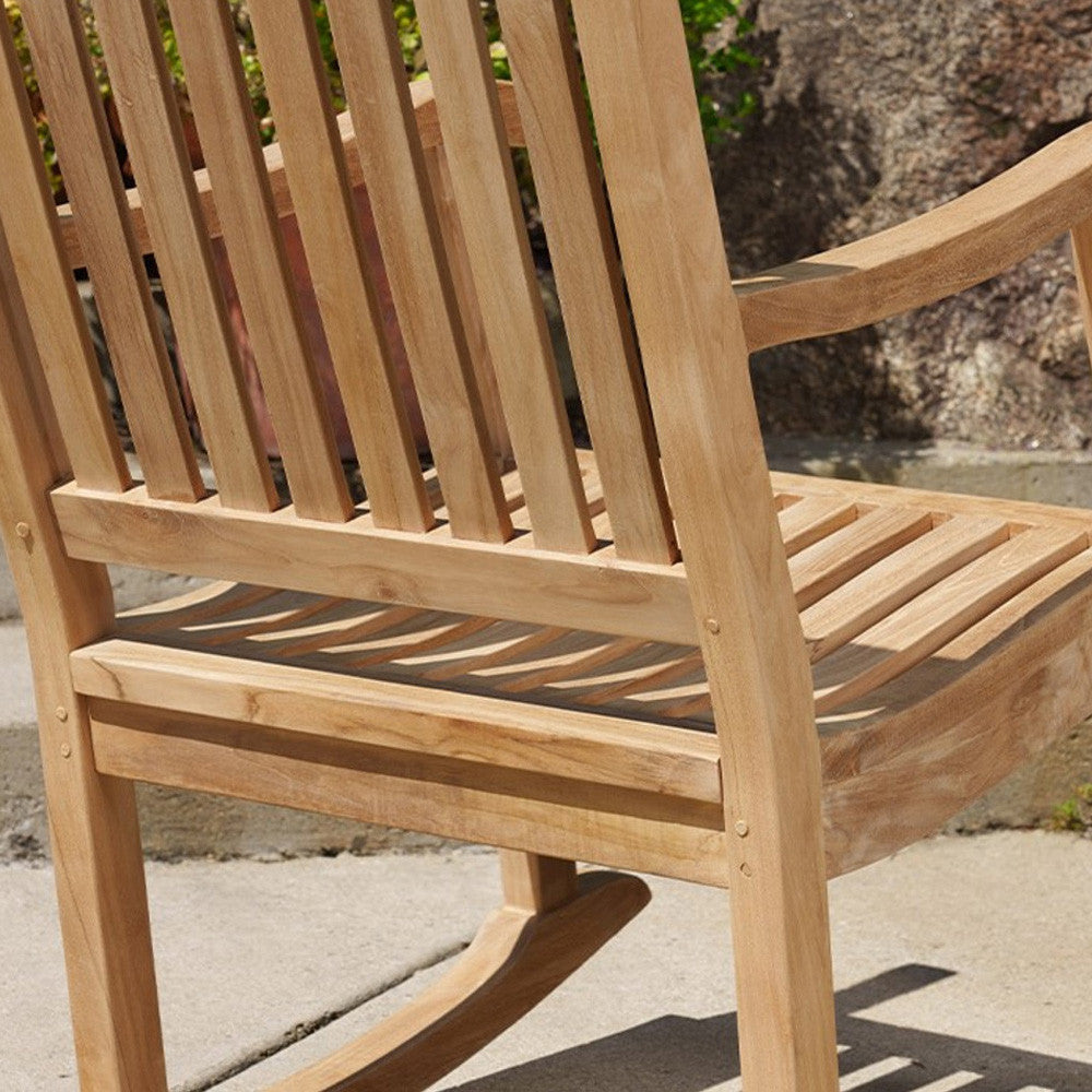 Teak Wood Rocking Chairs (2 Pack) – Tortuga Outdoor