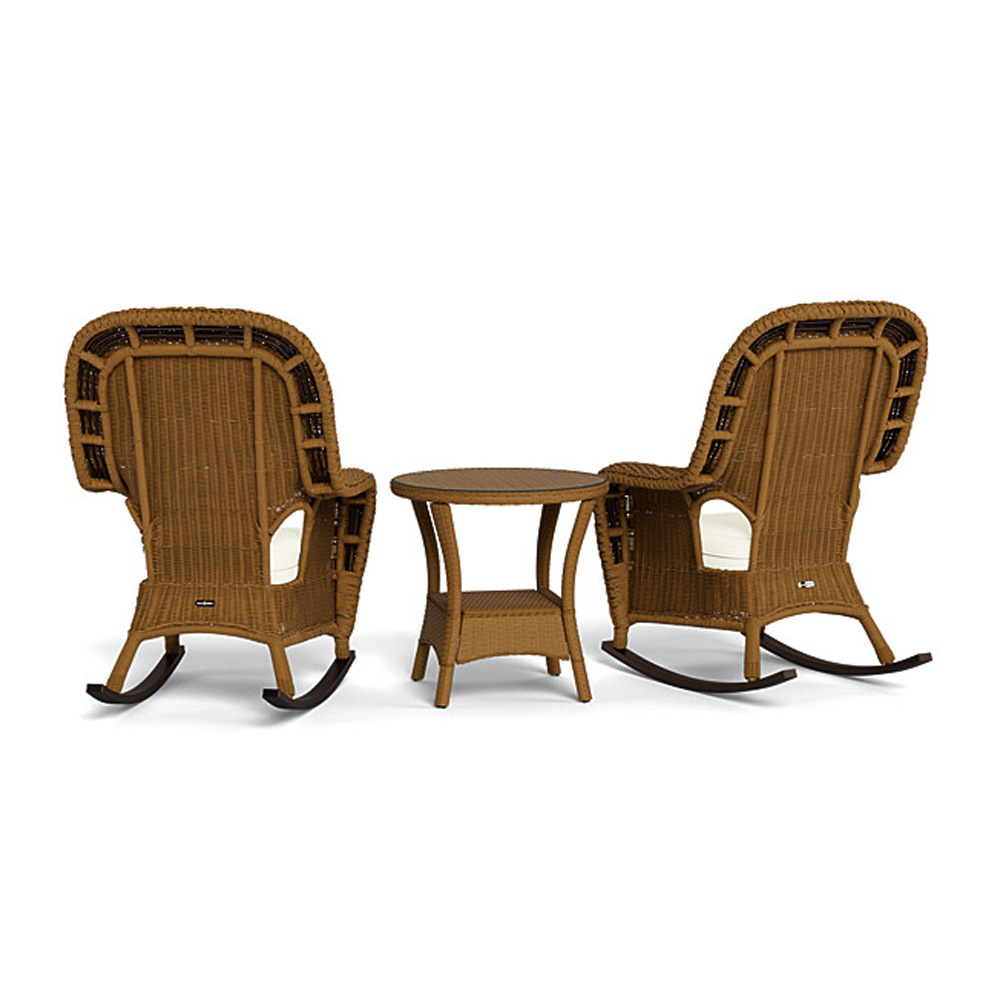 3-Piece Mojave Wicker Outdoor Rocking Chair Set With Table – Tortuga ...