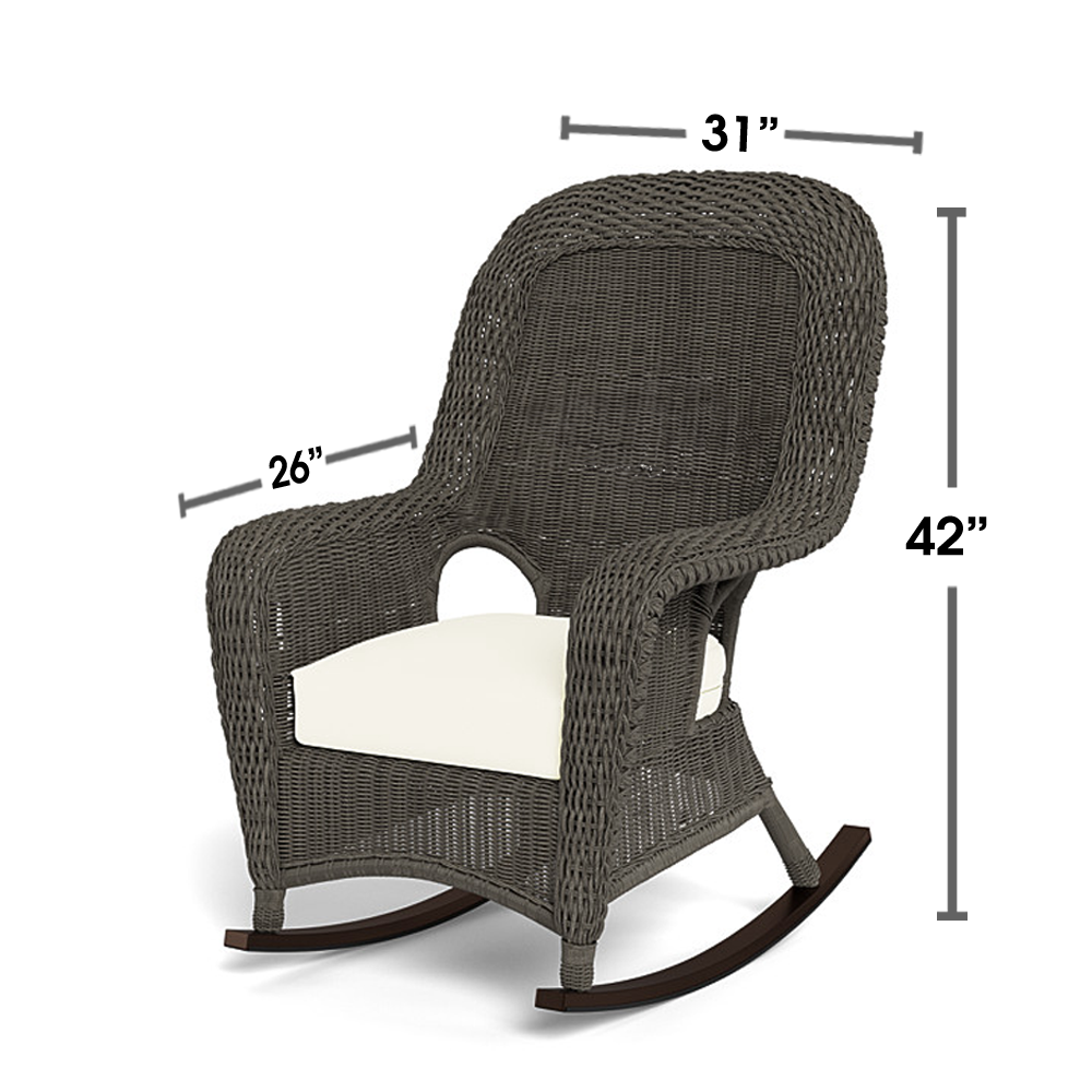 3-Piece Mojave Wicker Outdoor Rocking Chair Set With Table – Tortuga ...