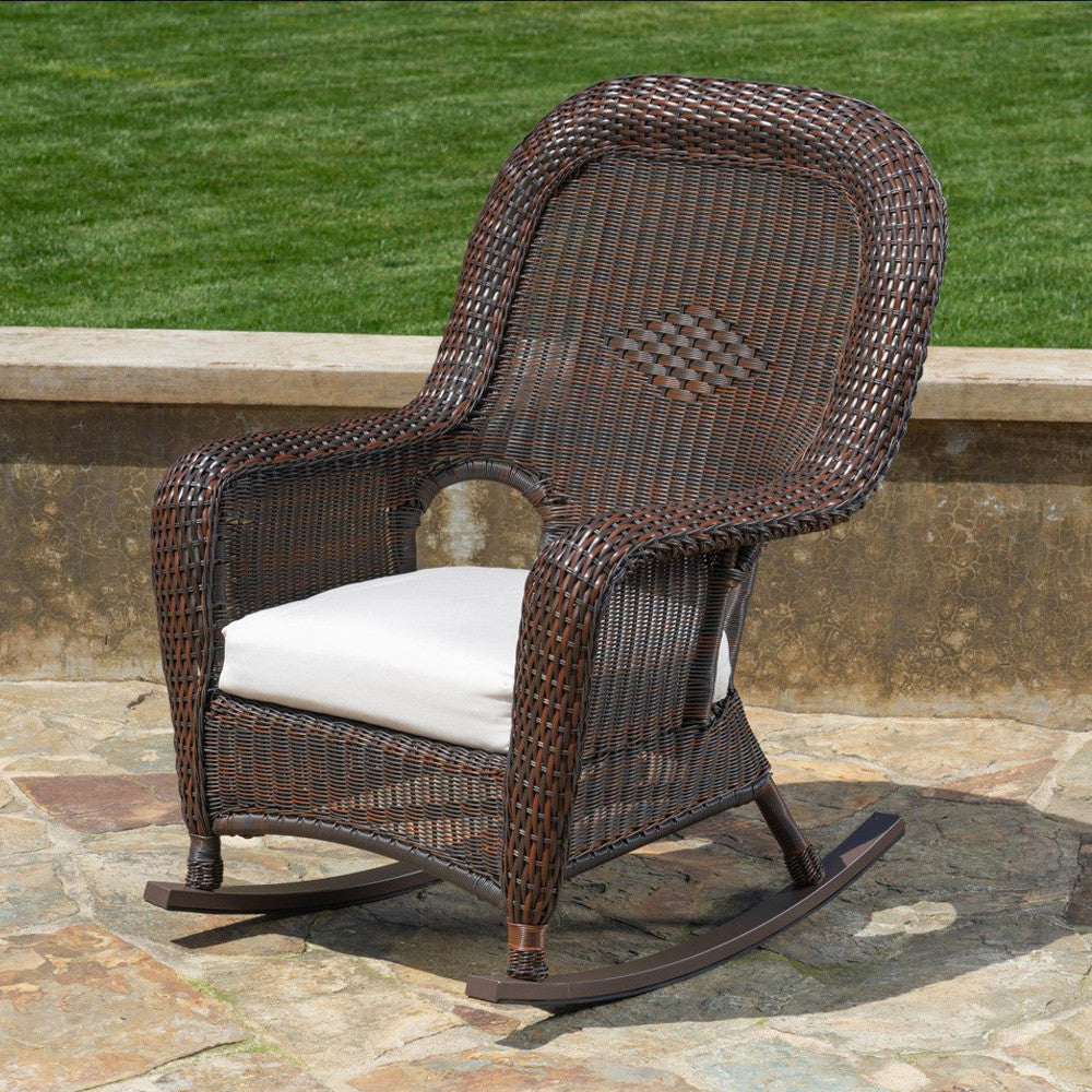 Sea Pines All-Weather Wicker Outdoor Rocking Chair – Tortuga Outdoor
