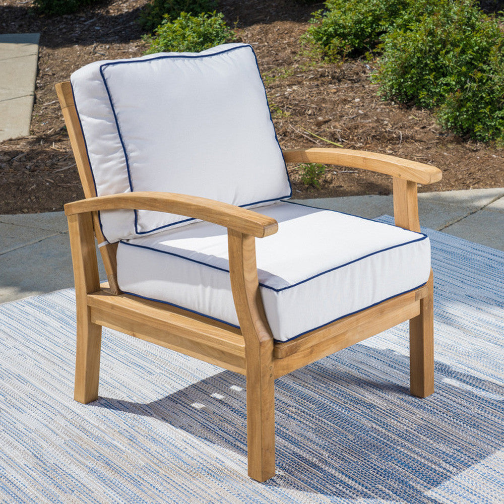 Teak 3pc Club Chair Set – Tortuga Outdoor